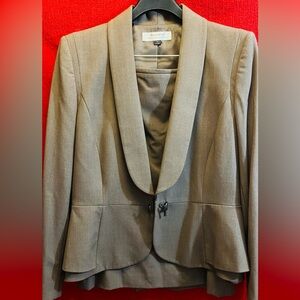 Tahari Classic Beige Blazer
